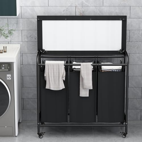 LINZINAR 3-Bag Laundry Hamper - Image 3
