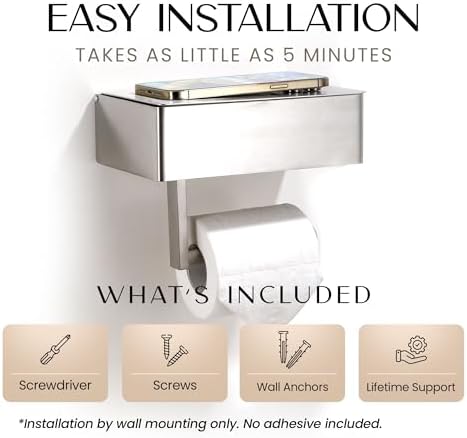 Day Moon™ - Toilet Paper Holder - Modern Roll Holder - Image 5