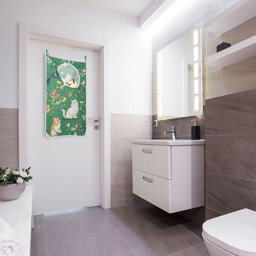 1PC Hanging Laundry Hamper Bag Over the Door Laundry Hamper Wall Hamper Large - Image 7