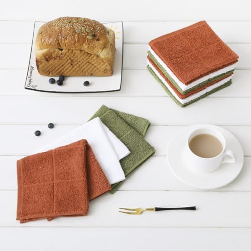 Glynniss Dishcloths Kitchen Highly Absorbent Dish Rags 100% Cotton Dish Cloths - Image 6