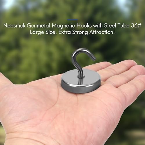 Neosmuk Magnetic Hooks for Cruise Cabins, 170lb Heavy Duty, 4 Pack - Image 2
