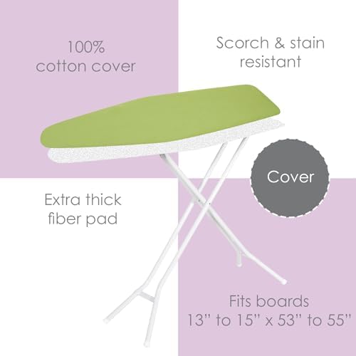 Ironing Board Cover and Pad, 100% Cotton - Image 5