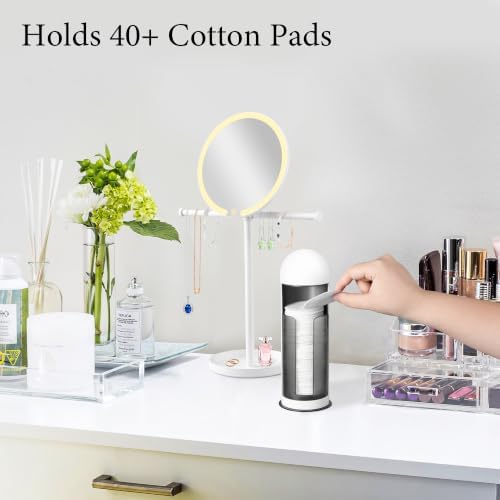 bodkar Cotton Pad Holder with Rotating Lid - Image 4