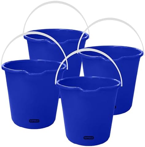 Superio 2.75 Gallon Bucket, Plastic Cleaning Pail by Superio