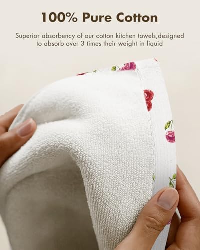 Miss Adola 2pcs Cotton Waffle Kitchen Towels - Image 3