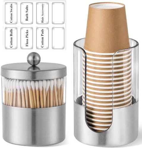 Gaussra Apothecary Jar & Cup Dispenser - Image 7