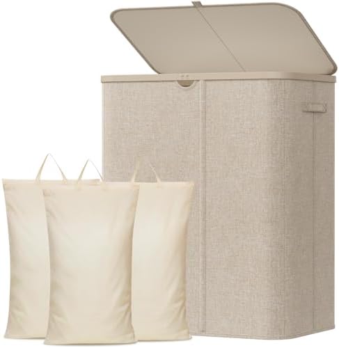 Lifewit 185L 3 Section Laundry Hamper by Lifewit