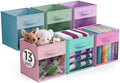 Sorbus Storage Bins with Clear Window, 6 Pack by Sorbus