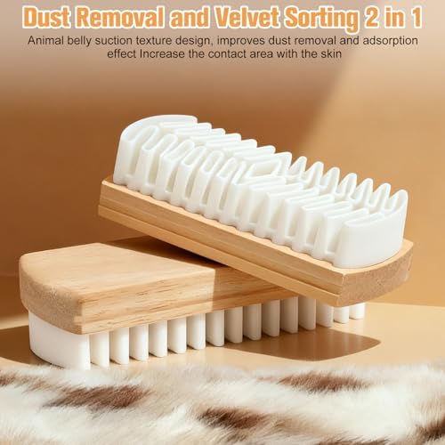 2Pcs Suede Brush for Shoes, Nubuck Brush Suede Eraser Suede Shoe Brush Suede - Image 4