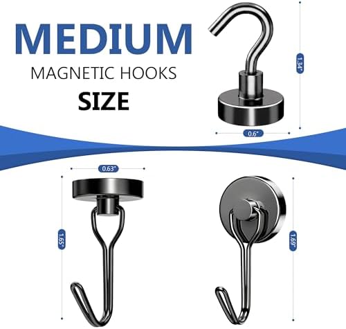 Magnetic Hooks, 2026 Cruise Cabin Ship Essentials Heavy Duty Strong Magnets - Image 2
