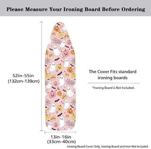 Flashideas Pink Halloween Ghost Ironing Board Standard Size Ironing Board Cover - Image 5