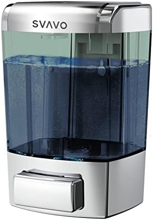 SVAVO Wall Mounted Soap Dispenser Kitchen Bathroom Manual Soap Dispenser by SVAVO