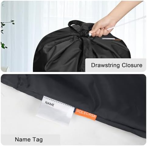 Polecasa Extra Heavy-Duty Laundry Bag 21x24”- Machine Washable Small Storage Bag - Image 5