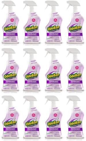 OdoBan Ready-to-Use Disinfectant and Odor Eliminator, 32 Ounces Each, Lavender by OdoBan