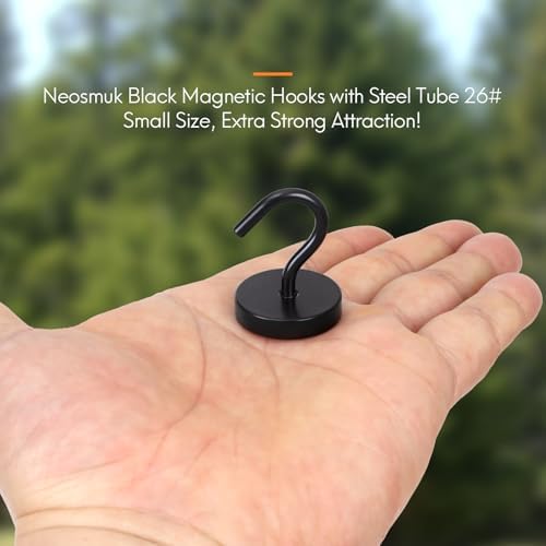 Neosmuk Magnetic Hooks Large Opening, 80lb+ Cruise Hooks, 6 Pack - Image 2