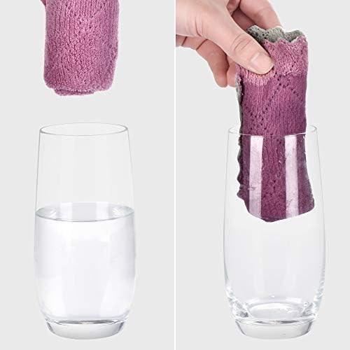 OstWony 12PCS Kitchen Towels Dish Cloths, Reusable Cleaning Rags 10x6in - Image 7