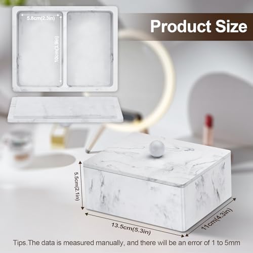 Cotton Swab Holder, 16 OZ Qtip Holder Dispenser - Image 4