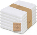 Urban Villa Kitchen Towels Cotton Dish Towels 20”x30” White by CottonTrends