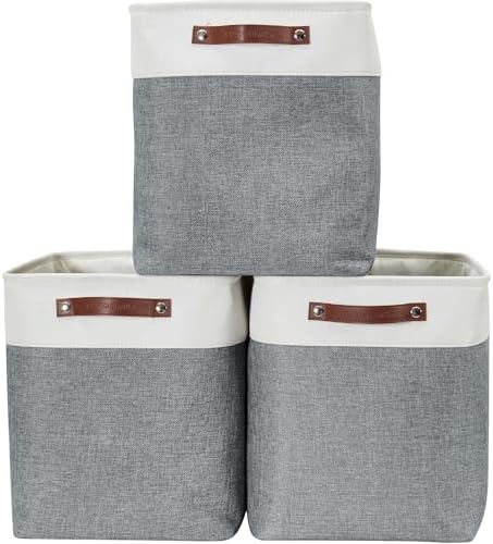 DECOMOMO Extra Large Storage Baskets, 54.5L Fabric Storage Bins 3 Pack by DECOMOMO