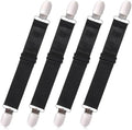 4Pcs Ironing Board Cover Clips Adjustable Ironing Board Pad Braces Fasteners by Unknown
