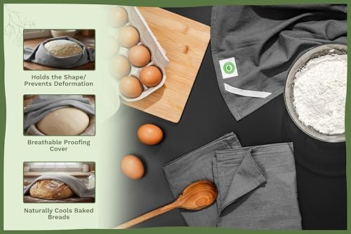 Gray Flour Sack Tea Towels - Image 3
