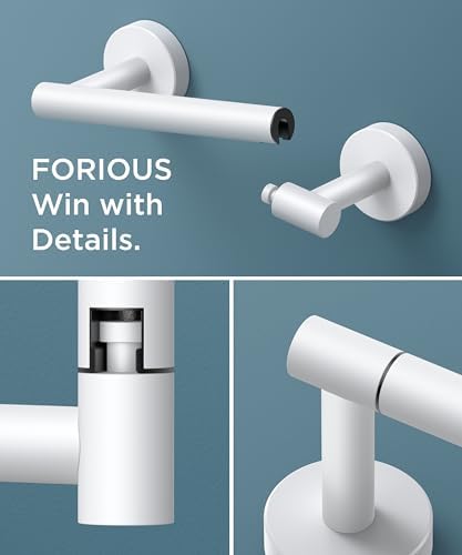 FORIOUS Commercial Toilet Paper Holder Wall Mount Bathroom Tissue Holder - Image 5