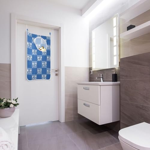 2PCS Hanging Laundry Hamper Bag Over the Door Laundry Hamper Wall Hamper Large - Image 7