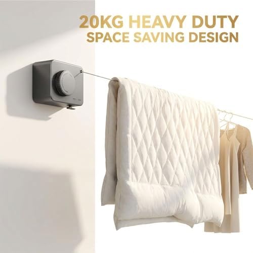 15ft Retractable Clothesline Indoor & Outdoor - Image 4