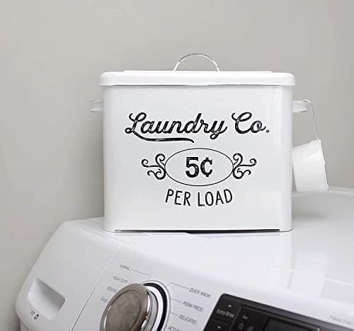 AuldHome Design Farmhouse Laundry Powder Container - Image 4
