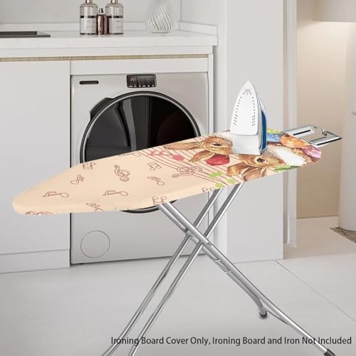 Bunny Ironing Board Cover for Easter Music Note Ironing Board Covers Standard - Image 2