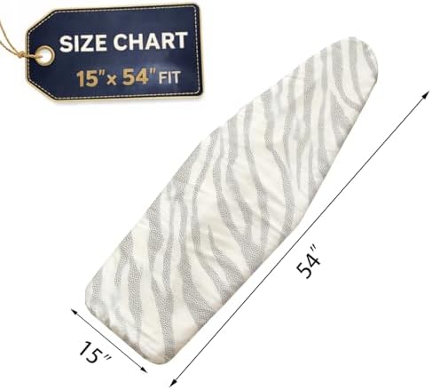 Ironing Board Cover Standard Size 15 x 54 Inch, Scorch and Stain Resistant - Image 3