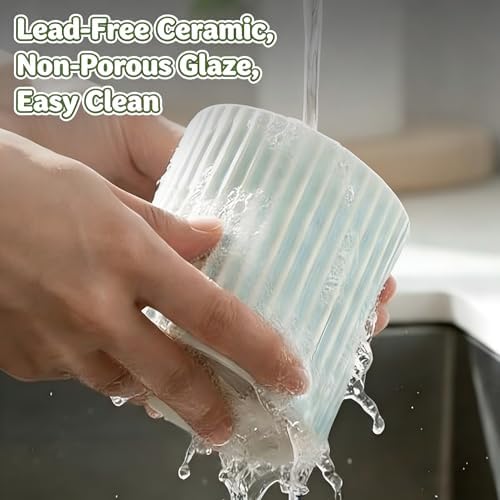 Ceramic Sponge Holder for Kitchen Sink, Quick Dry Sink Caddy Organizer - Image 6