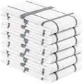 Homaxy Terry Stripe Kitchen Towels 18"x28", 6 Pack by Homaxy