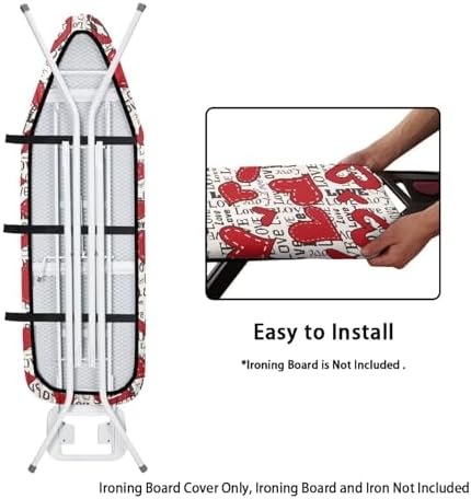 Love Heart Vintage Ironing Board Covers - Image 4