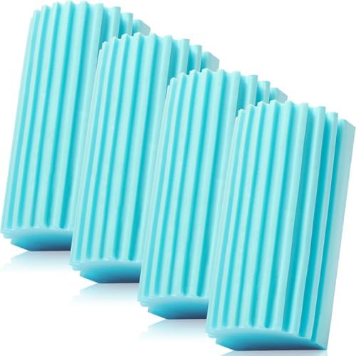 4 Pack Damp Dusting Sponge Duster, Reusable Household Cleaning Sponge Tool by MrScrubCleaninghelpers