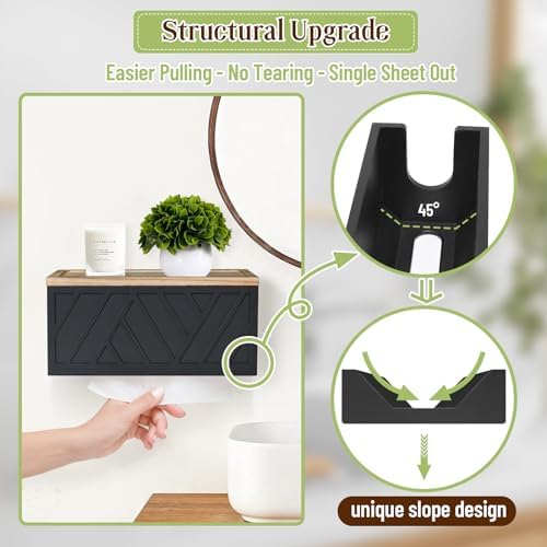 Paper Towel Dispenser Wall Mount, Paper Towel Holder Wall Mounted - Image 4