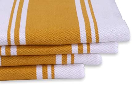 AMOUR INFINI Kitchen Towels 100% Cotton Pack of 4, Highly Absorbent Quick - Image 2