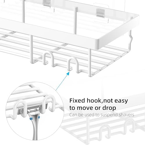 Moforoco 3-Pack Shower Caddy Basket Shelf - Image 4