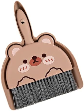 Mini Dustpan and Brush Set, Cartoon Portable Cleaning Broom - Image 5