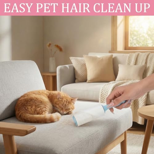 12 Pcs Mini Lint Roller Travel Size Portable Travel Lint Roller - Image 5