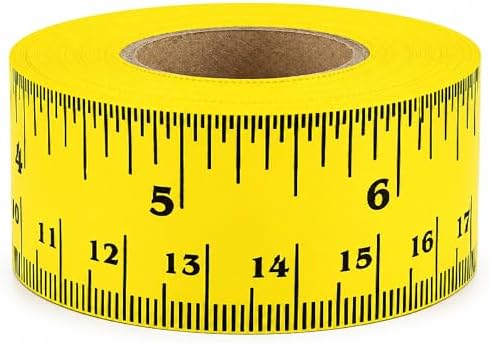 ChromaLabel Adhesive Measuring Tape, 1 Inch x 13.9 Yards by ChromaLabel