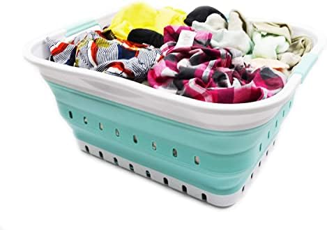 SAMMART 42L Collapsible Plastic Laundry Basket - Image 5