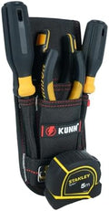KUNN Small Tool Pouch with Belt Clip, Utility Tool Organizer with Tape Measure by KUNNWORKGEAR