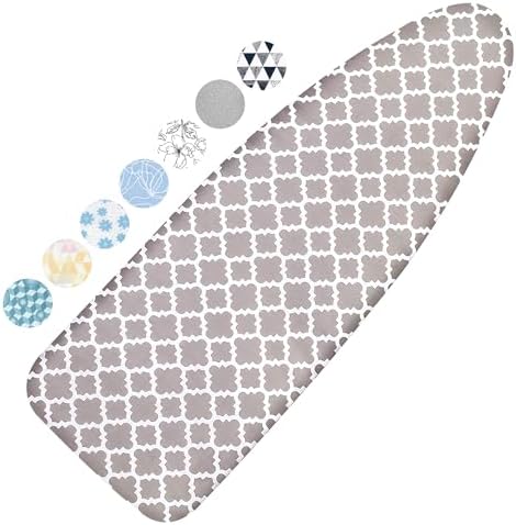 Ironing Board Cover and Pad, 18x49 Extra Wide, Scorch Resistant by Dalykate