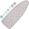 Ironing Board Cover and Pad, 18x49 Extra Wide, Scorch Resistant by Dalykate