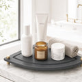 Corner Counter Shelf, Water Absorbing Stone Drying Tray Mat by Razborci