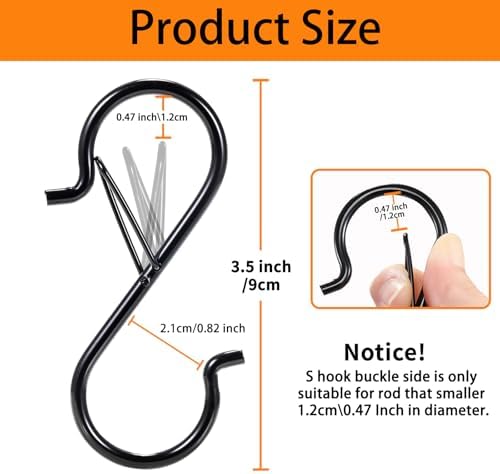 12 PCS S Hooks for Hanging - Image 3