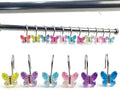 Two Fish Home Fashions Set of 12 Decorative New ButterflyShower Curtain Hooks by TwoFishHomeFashionLLC