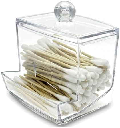 Cotton Swab Holder with Lid by AkoSlale