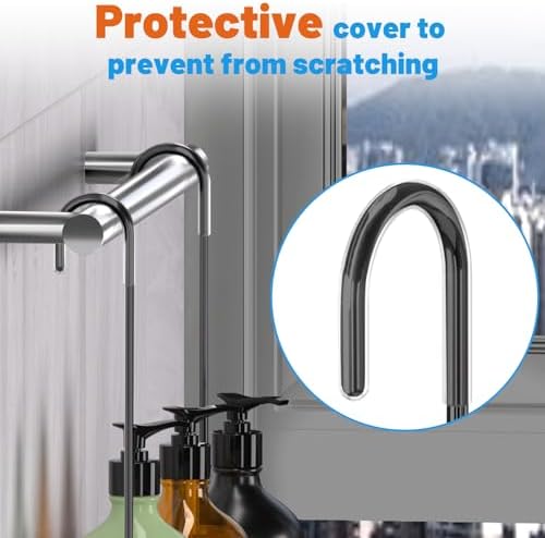 YUOROS 304 Stainless Steel Hanging Shower Caddy - Image 4